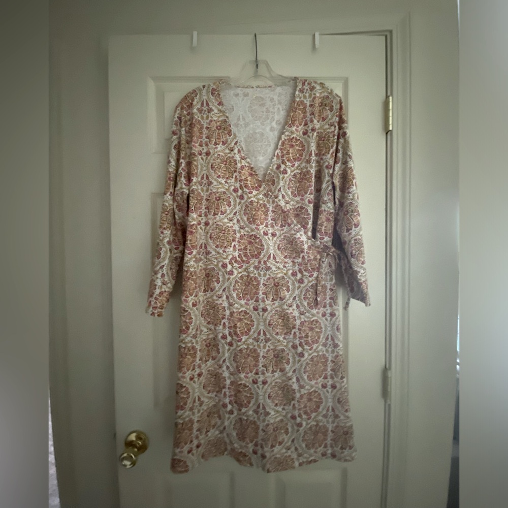 NWT Spartina 449 paisley wrap dress, XXL